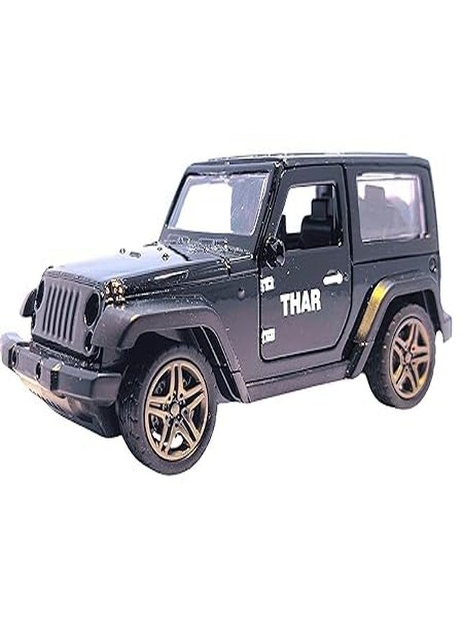BIGfun TOYS S.S.C. Amazing Pull Back Mahindra Thar 3 Door Jeep DIE CAST Metal Toy for Kids| Wonderful Design and Bold Looks. | Miniature Scaled Models 16 - Image 2