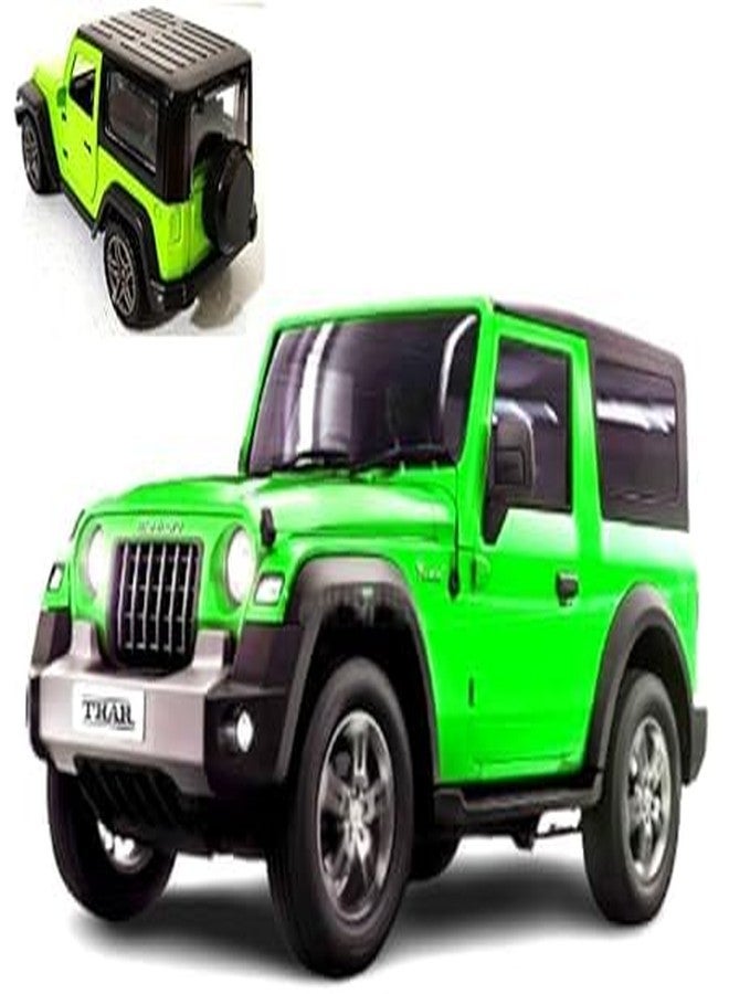 BIGfun TOYS S.S.C. Amazing Pull Back Mahindra Thar 3 Door Jeep DIE CAST Metal Toy for Kids| Wonderful Design and Bold Looks. | Miniature Scaled Models 16 - Image 3