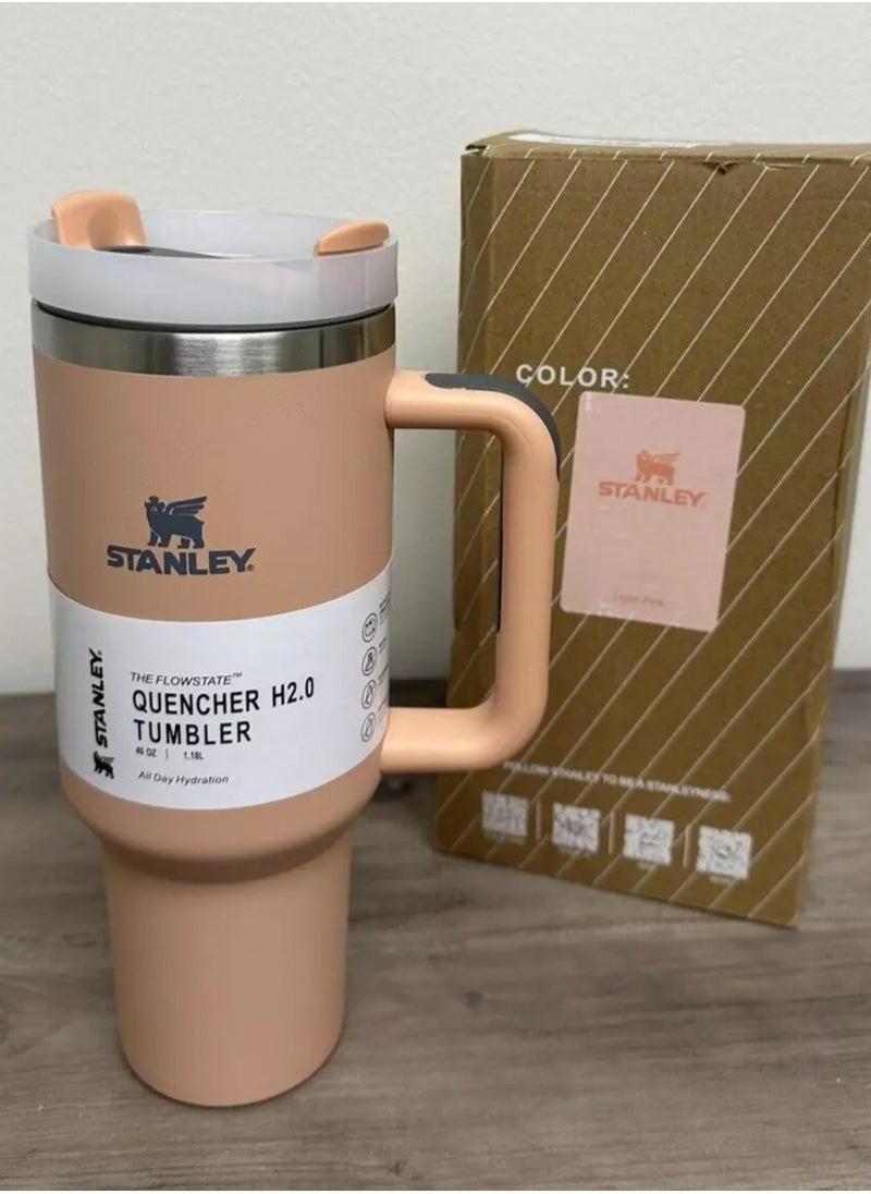 Stanley - Stanley cup H2.0 Stainless Steel with Lid and Straw for Water Iced Tea,Coffee and Smoothie - Image 1