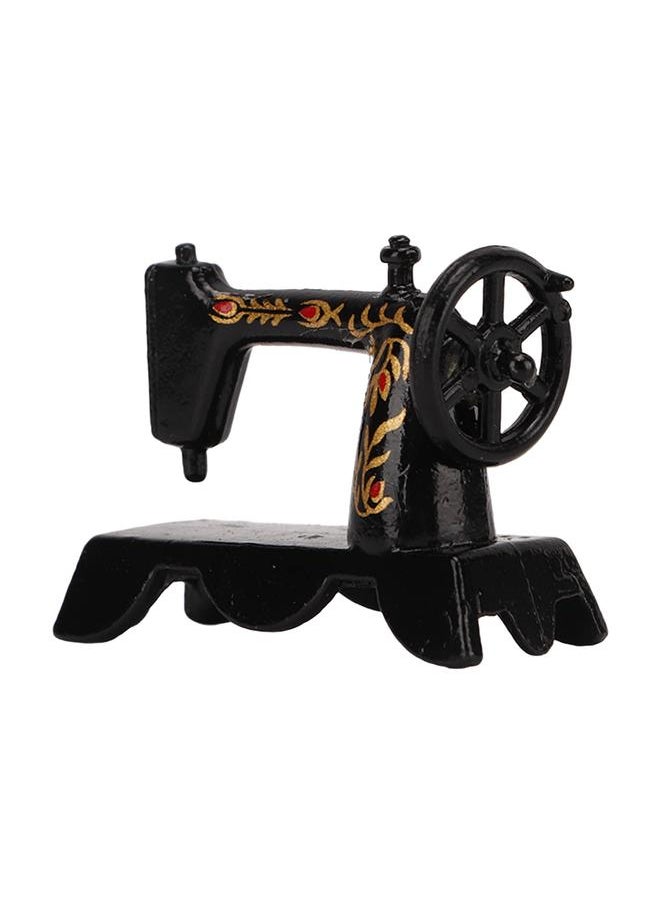 Thoraya 1:12 Sewing Machine Vintage Miniature Dollhouse Sewing Machine for Children Adults  - Image 2