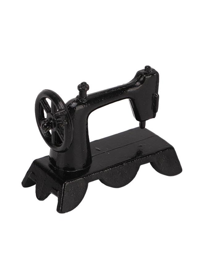 Thoraya 1:12 Sewing Machine Vintage Miniature Dollhouse Sewing Machine for Children Adults  - Image 5