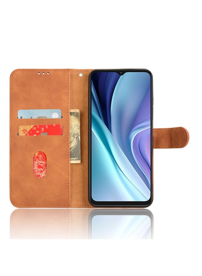 S-TOP Case For itel A50 Skin Feel Magnetic Flip Leather Phone Case - Image 4