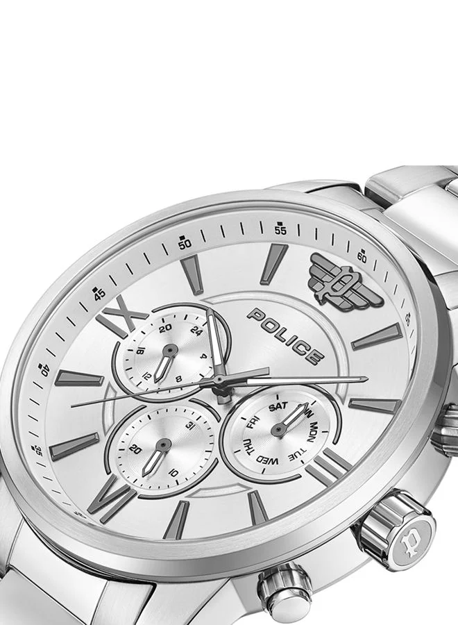 بوليس POLICE - Avondale Watch For Men Silver Dial With Silver Bracelet - PEWJK0004405