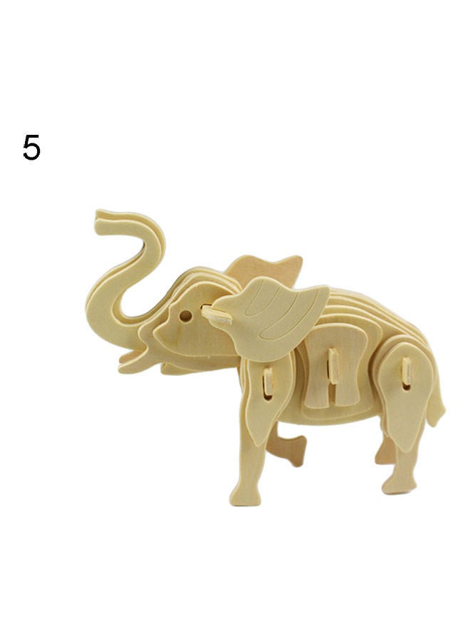 3D Wooden Puzzle For Animal Model 16x18.5x7cm - Image 1