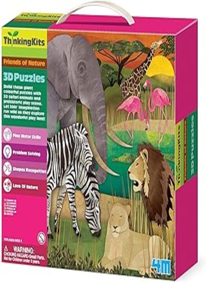 4m 3D Puzzles-Safari