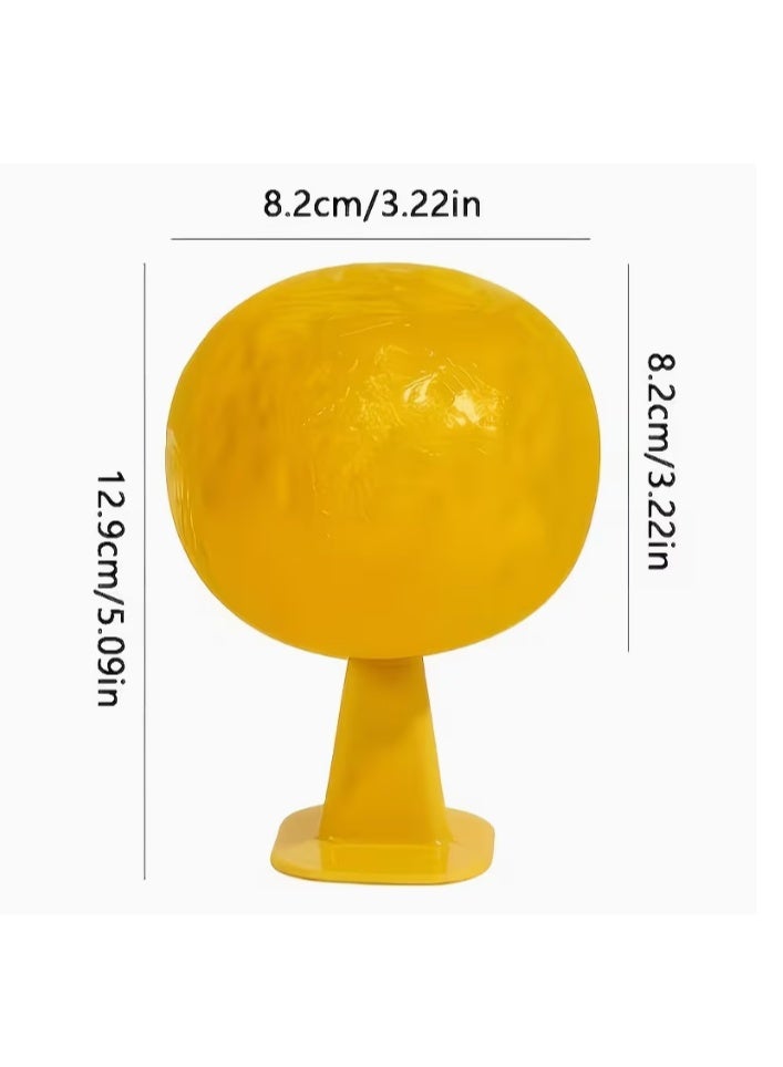 2 Yellow Fruit Fly Traps, Sticky Insect Balls, Natural and Eco-Friendly Fruit Fly Trap, Ant, Mosquitoes and Spiders - Image 2