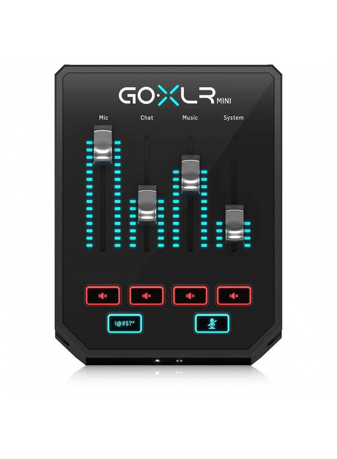 TC HELICON TC Helicon GoXLR MINI Online Broadcast Mixer with USB/Audio Interface and Midas Preamp, Officially Supported on Windows - Image 1