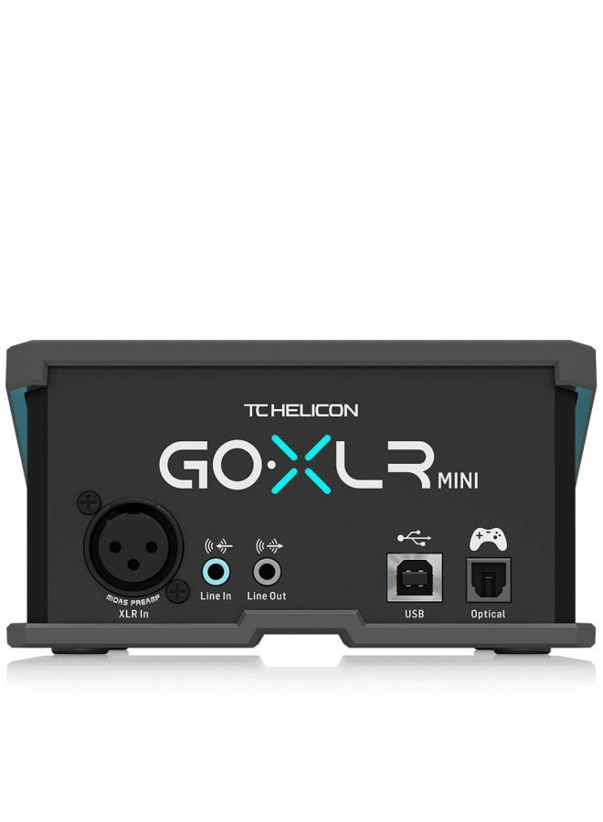 TC HELICON TC Helicon GoXLR MINI Online Broadcast Mixer with USB/Audio Interface and Midas Preamp, Officially Supported on Windows - Image 5