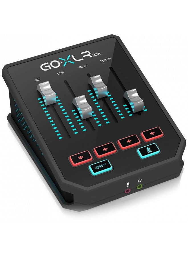 TC HELICON TC Helicon GoXLR MINI Online Broadcast Mixer with USB/Audio Interface and Midas Preamp, Officially Supported on Windows - Image 4