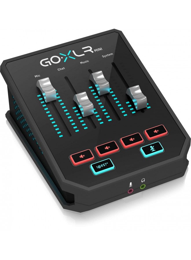 TC HELICON TC Helicon GoXLR MINI Online Broadcast Mixer with USB/Audio Interface and Midas Preamp, Officially Supported on Windows - Image 2