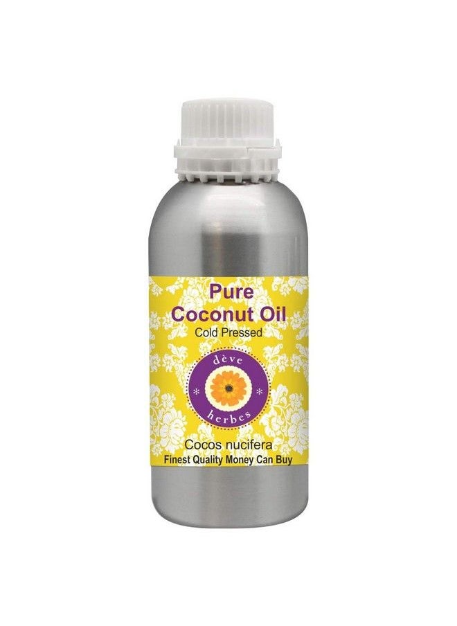 Deve Herbes - Pure Coconut Oil (Cocos Nucifera) Therapeutic Grade Cold Pressed 630Ml - Image 1