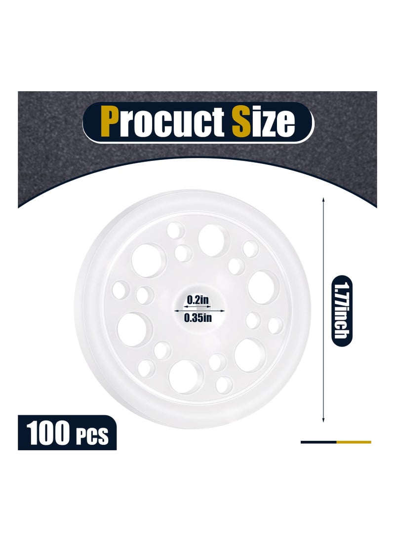 Generic - 45 mm Plastic Washers, Load Spreading Polypropylene Washers for Fixing and Supporting Rigid Foam Insulation Foam Board Load Spreading for Screws Nail, Remove it Easily, Insulation (100 Pcs) - Image 1