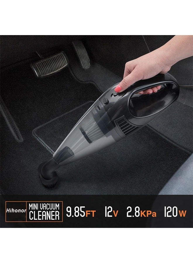 Handheld Vacuum Cordless, Wireless Dry Wet Dual-use Vacuum Cleaner Home, Portable Car Vacuum with 8.5Kpa Powerful Suction, 120W Hand Vacuum Cleaner with LED Light for Home/Car/Office - Image 5