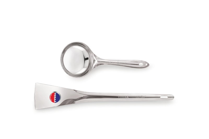 TOSAA Stainless Steel Andra PALTA, Cooking Turner Specially for ROTI,PARATHA, DOSA, UTTAPAM & CHILAA - Strong, Stylish & Stainless Steel, Perfect for Cooking USE - Image 1