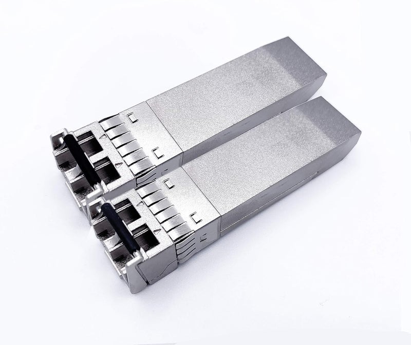 Elfcam ® - 2 Pack 10Gb SFP+ Transceiver Module 850nm SR, Compatible with Cisco SFP-10G-SR and Open Switch, with LC/UPC Duplex Multimode Connector (OM3/OM4/OM5), 10GBase-SR SFP+, DDM 300M - Image 2