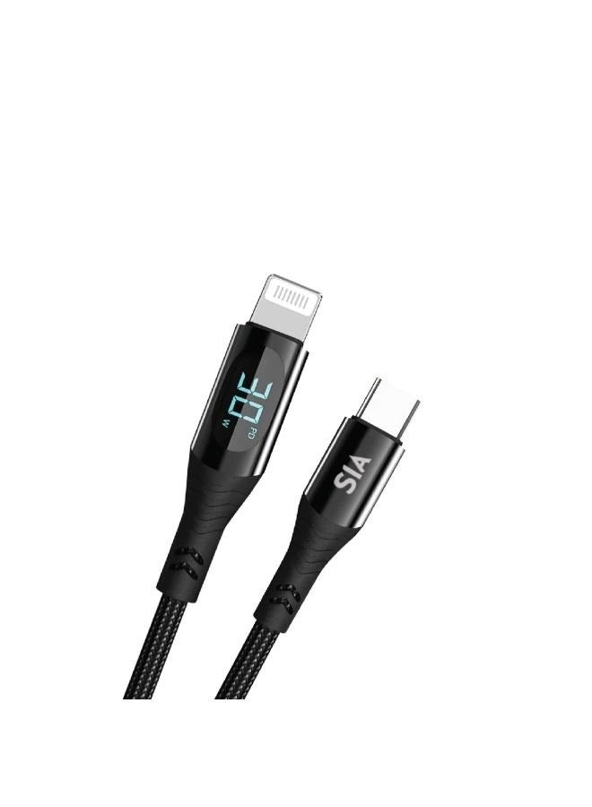 sia Sia Led Nylon Braided Cable c-l - 100cm typec 1 M 30W Z54119A5925ED9A8D5574Z