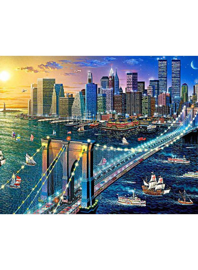 نيبمينينت لوحة زيتية من القماش الكانفاس للرسم بالأرقام يمكنك إعدادها بنفسك متعدد الألوان - Image 1