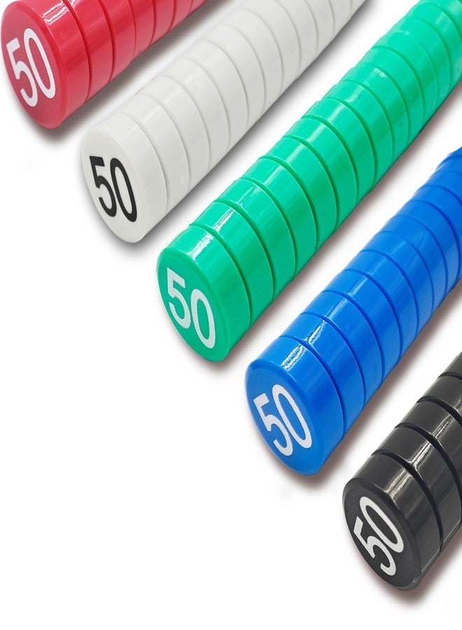 Magrooyar 1-50 Magnetic Numbers, Magnets with Number for Dry Erase Boards, Round Number Refrigerator Magnets for Whiteboard in Home and Office (0.8" Diameter, Blue) - Image 5