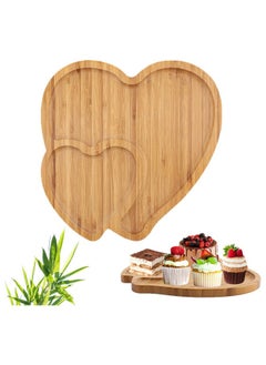 Bamboo Serving Tray Heart Shaped Cheese Board, Charcuterie Boards Heart Wood Tray for Food, Rustic Farmhouse Serving Tray Plate, Salad Plate Dinner Plate, Cake Plate, Decorative Tray, 10.63 x 10.63 Inch - pzsku/Z5411B4176CD673C08C34Z/45/_/1727259208/fc865efa-f546-40c8-84de-d548a6b29e54