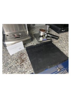Rattleware Rattleware Premium Tamping Mat - Non-Slip Espresso Packing Surface, Heatproof, Durable Rubber, Protects Countertops, Kitchen & Coffee Bar Essential, Suitable for Home & Commercial Use (8" x 10")  - Image 2