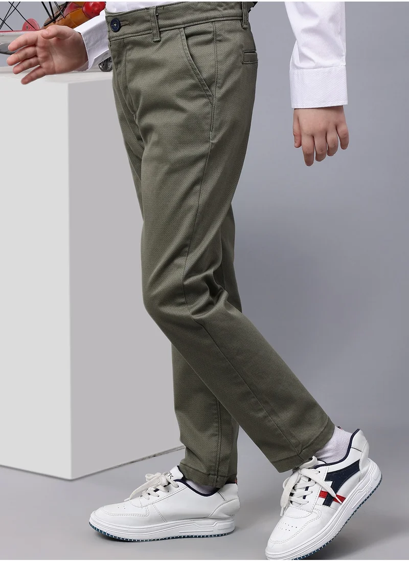One Friday One Friday Kids Boys Cotton Grey Trouser