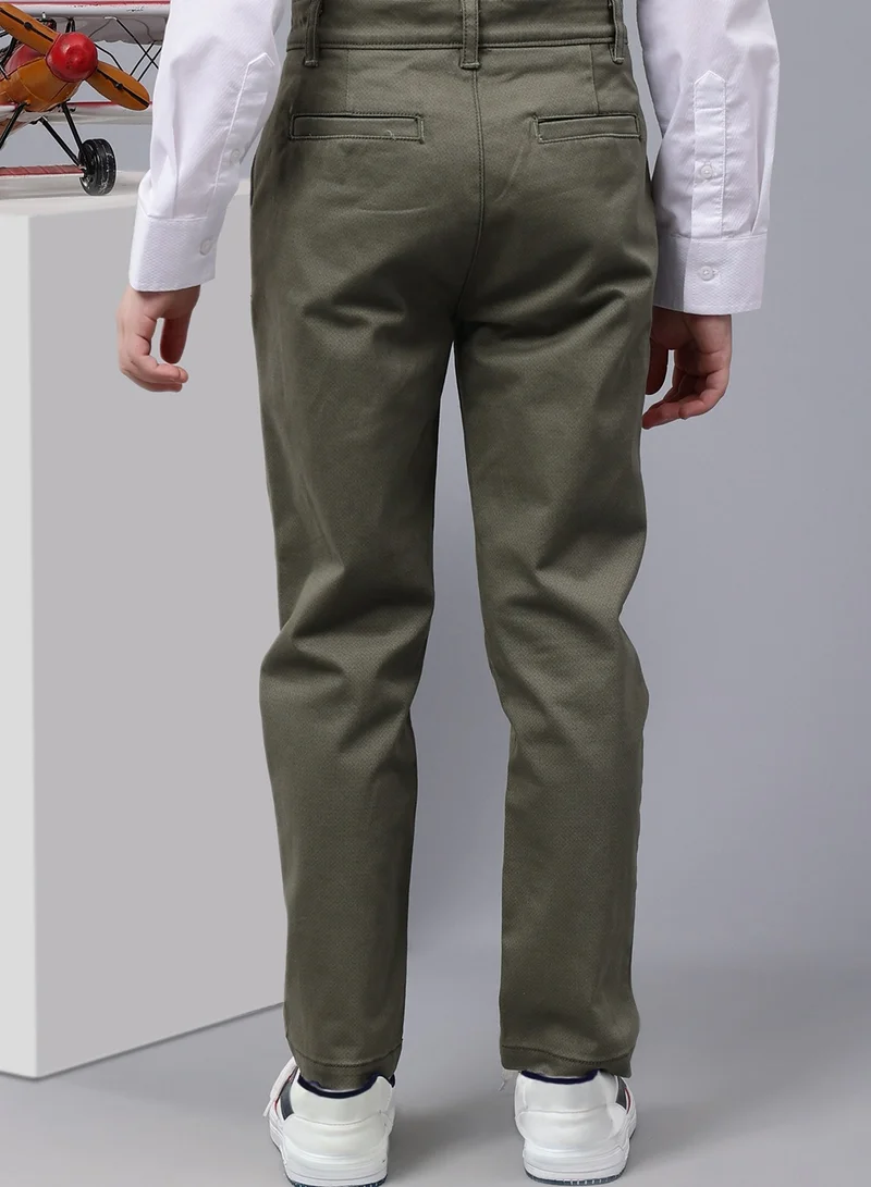 One Friday One Friday Kids Boys Cotton Grey Trouser