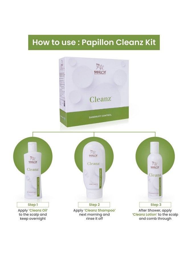 Papillon - Cleanz Antidandruff Oil For Dandruff Control Dry Scalp And Dandruff Removal 100Ml - Image 1