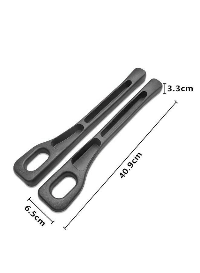 Car Seat Gap Filler Organizer Soft Flexible Design Prevents Items from Falling Enhances Driving Safety for Phones Wallets Keys (black) - Image 2