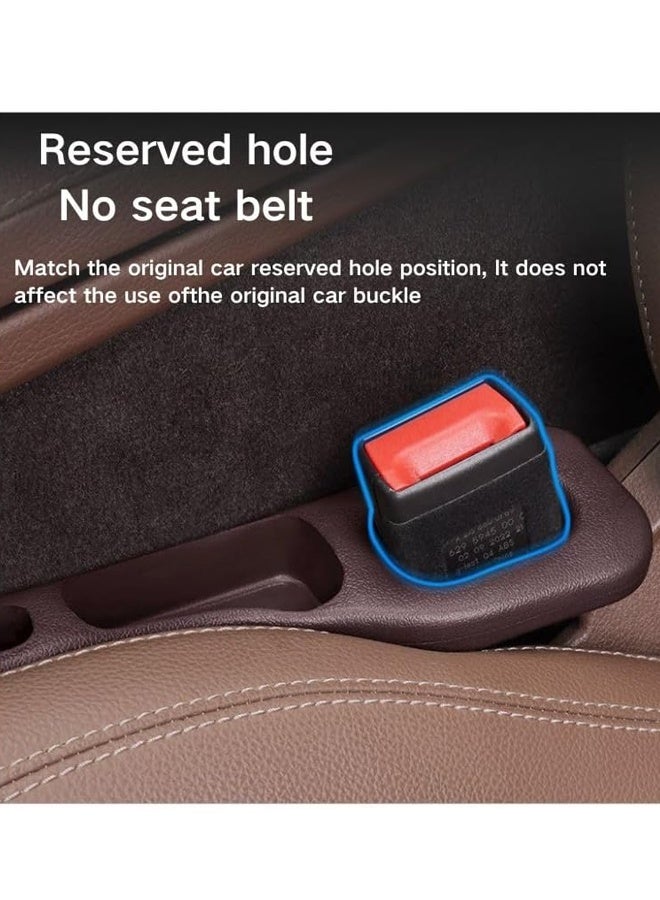 Car Seat Gap Filler Organizer Soft Flexible Design Prevents Items from Falling Enhances Driving Safety for Phones Wallets Keys (black) - Image 4