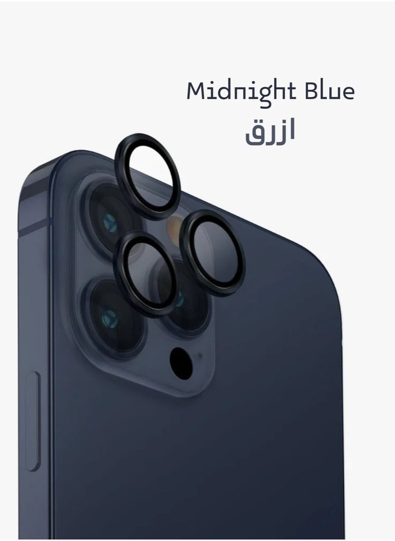 darc iPhone 15 Pro and Pro Max Camera Lens Protector Scratch Resistant Blue  - Image 3