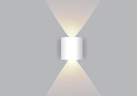 FILLISKA® LED Indoor UP Down Wall Light, Warm White Colour with Shockproof Alluminium White Body. (1+1)(2 Year Warranty) - Image 1