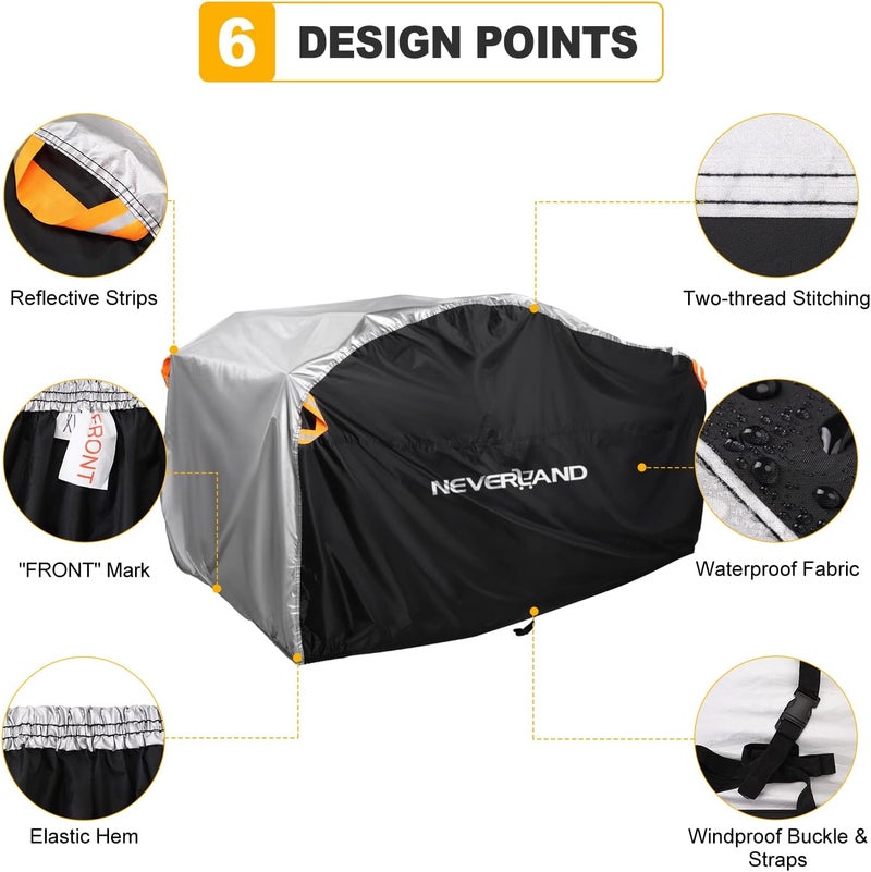 Neverland Waterproof ATV Cover for Quad - 210 x 120 x 115 cm - Image 2