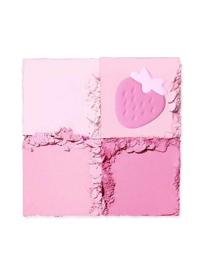 Dasique Blending Mood Cheek #06 Berry Smoothie | 4 Blendable Shades in Lightweight Smooth Powder | Vegan | Pink Blush - Image 5