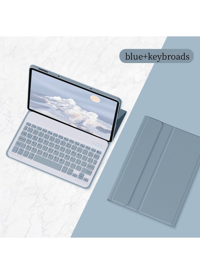General Arabic and English Keyboard Case Compatible with Xiaomi 6 2023 Tablet, Detachable Wireless Keyboard Leather Smart Cover For Xiaomi 6 2023  - Image 1