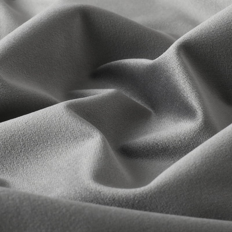 Mixhug Set of 2 Cozy Velvet Square Decorative Throw Pillow Covers for Couch and Bed, Grey, 18 x 18 Inches - Image 3