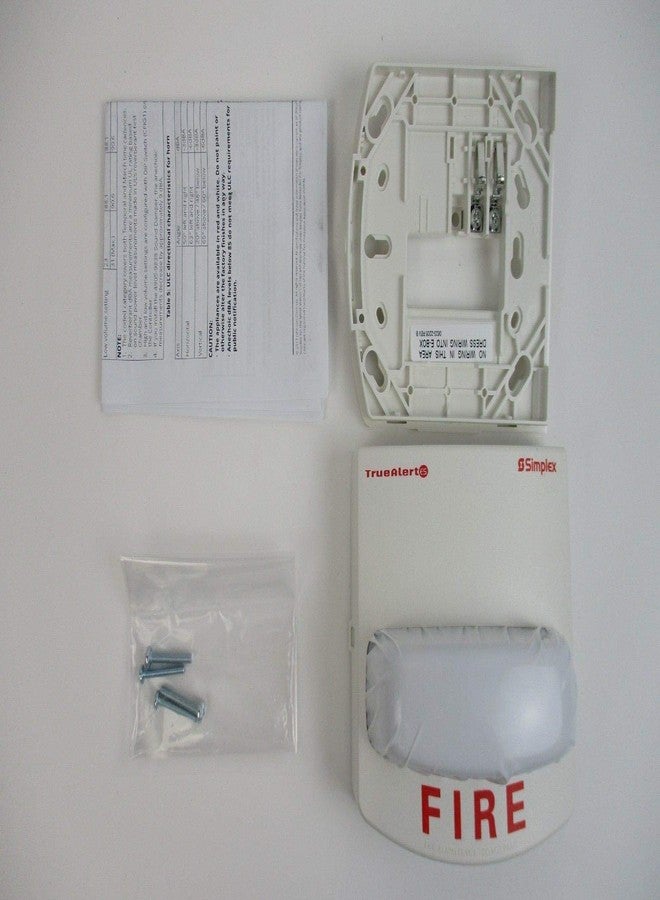 Simplex 49VO-WWF-BA Wall Mount Addressable Multi-Candela Strobe - Image 3