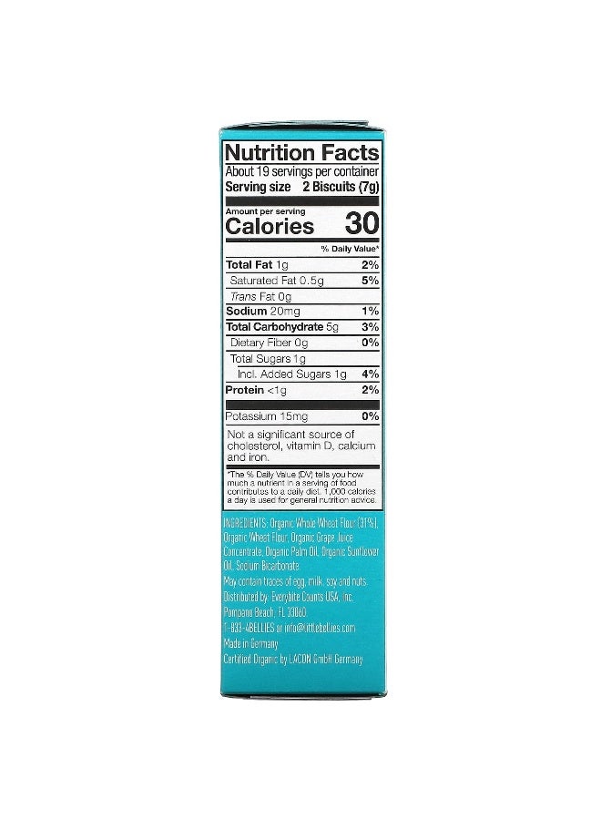 Little Bellies, Organic Animal Crackers, 12+ Months, 4.58 oz (130 g) - Image 2