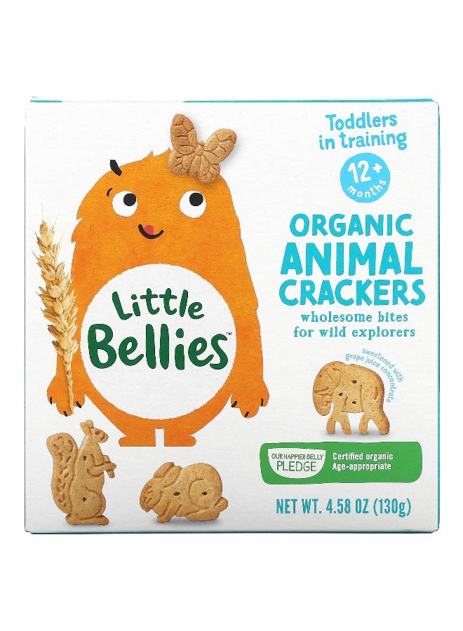 Little Bellies, Organic Animal Crackers, 12+ Months, 4.58 oz (130 g) - Image 1