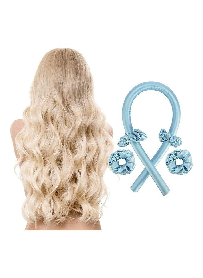 NIBEMINENT Heatless Hair Curlers Blue - Image 1