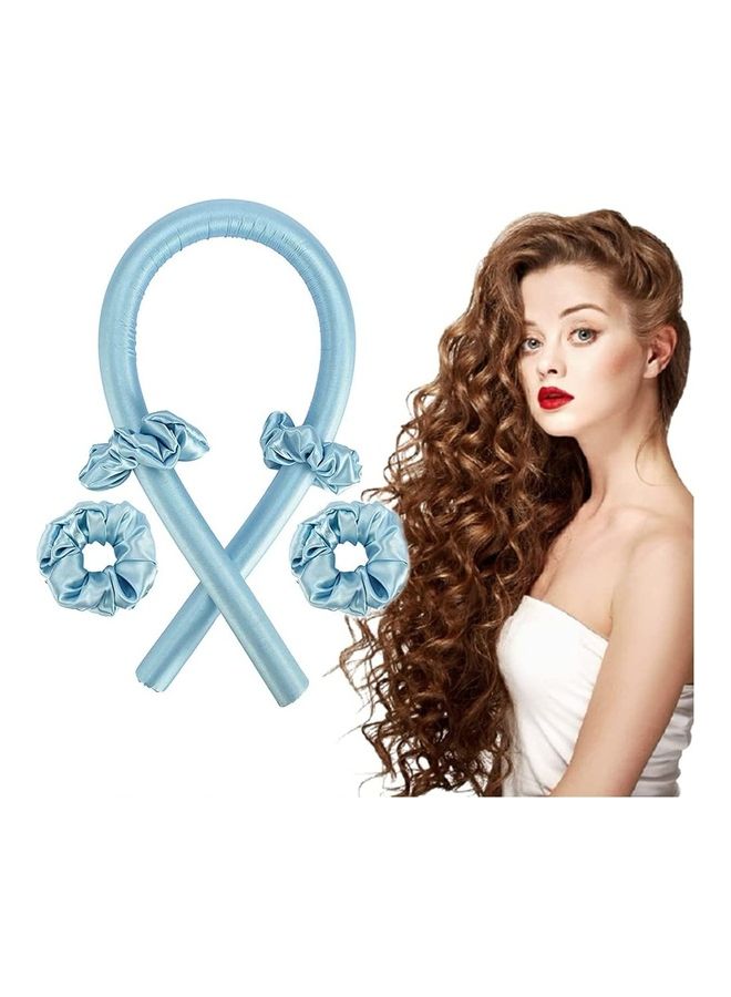 NIBEMINENT Heatless Hair Curlers Blue - Image 4