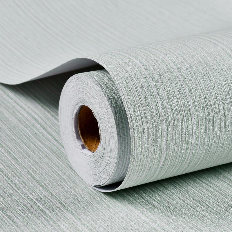 Haimin Grasscloth Wallpaper Textured 24in X 393in Fabric Contact Paper Textured Linen Peel and Stick Self-Adhesive Thick Vinyl Embossed Wallpaper - Image 1
