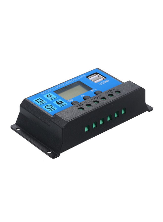 NIBEMINENT Solar Charge Controller With USB Blue/Black 13.50x4x8centimeter  - Image 4