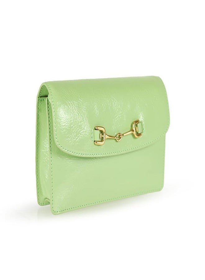 Sam Edelman Loraine Small Box Crossbody - Sage - Image 1