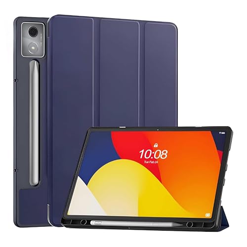 ProElite Cover for Moto Pad 60 Pro 12.7 inch 2025 case Cover, Soft Flexible Flip Case Cover for Moto Pad 60 Pro 12.7 inch 2025 [Recoil Series] - Dark Blue - Image 1