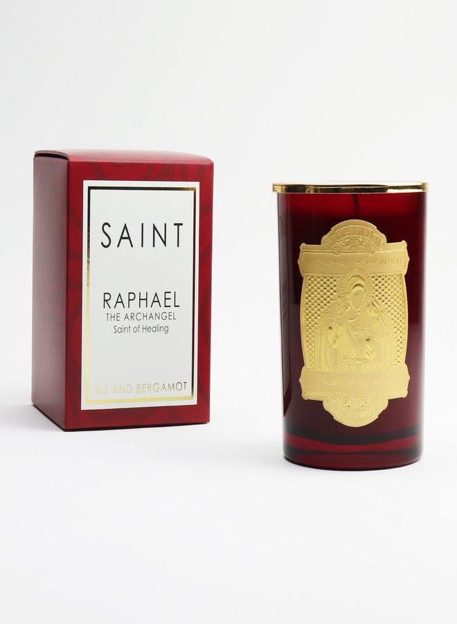 SAINT Raphael The Archangel Scented Candle with Prayer, Prayer Coin, & Holy Oil, Saint of Healing, Soy Coconut Aromatherapy Candle with 80 Hour Burn Time, Special Edition, Great Fragrant Easter Gift - Image 4