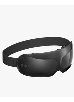 porodo Eye Massager with Intelligent Tapping and Soothing Warm-Compress / Music Playback / 3 Hours Working Time / Targeted Vibration Therapy / 5 Eye Therapy Modes / Mirror Electroplate / LFS105 - Black  - Image 1