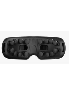 porodo Eye Massager with Intelligent Tapping and Soothing Warm-Compress / Music Playback / 3 Hours Working Time / Targeted Vibration Therapy / 5 Eye Therapy Modes / Mirror Electroplate / LFS105 - Black  - Image 2
