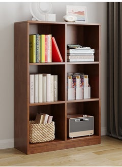 XiuWoo 3 Tier High-Capacity Free-Standing Wood Bookcase Racks, Floor-to-Ceiling Home Storage Cabinets, Multi-Layer Low Lattice Cabinets, Multipurpose Display Organizer Shelf for Home, Office  - Image 2