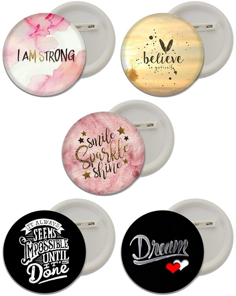 D2c Inspirational - Motivational Quotes Button Badges - Image 1