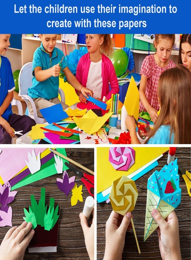 rookea 18 Pcs Colored Poster Board Paper 11x14, ROOKEA Vision Boards Bulk 230 GSM Thick Blank Smart Posterboard Card for School Arts Craft Classroom Projects Drawing Scrapbooking Graphic - Image 4
